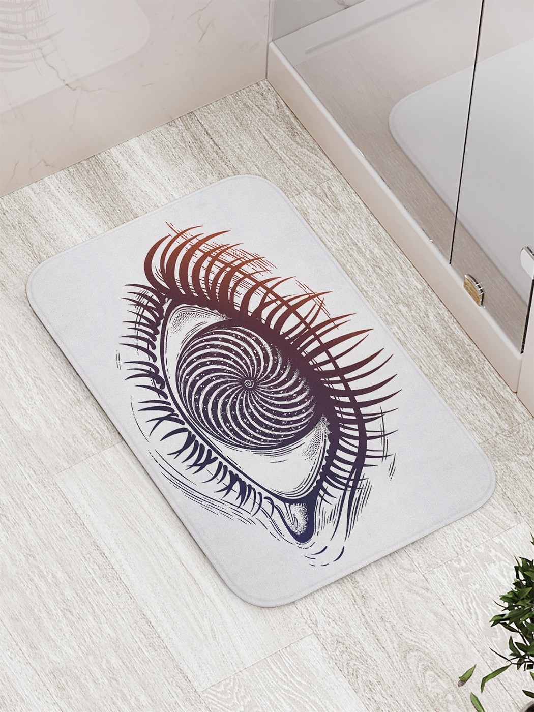 

bath_71783 Коврик противоскользящий для ванной, сауны, бассейна, 77х52 см