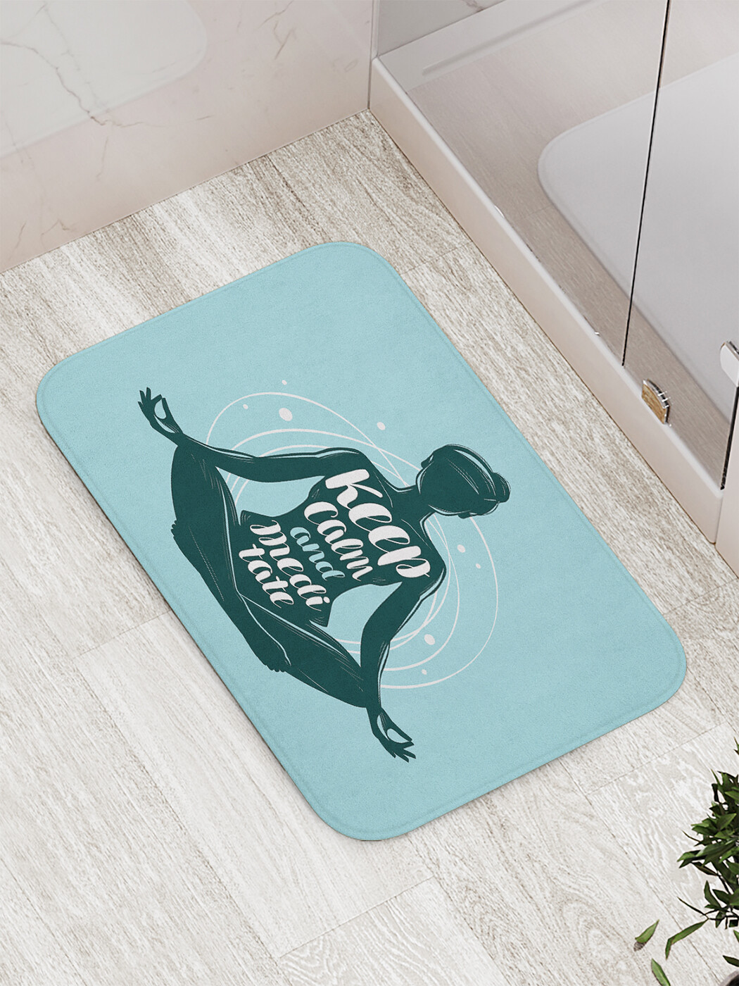 

bath_71682 Коврик противоскользящий для ванной, сауны, бассейна, 77х52 см