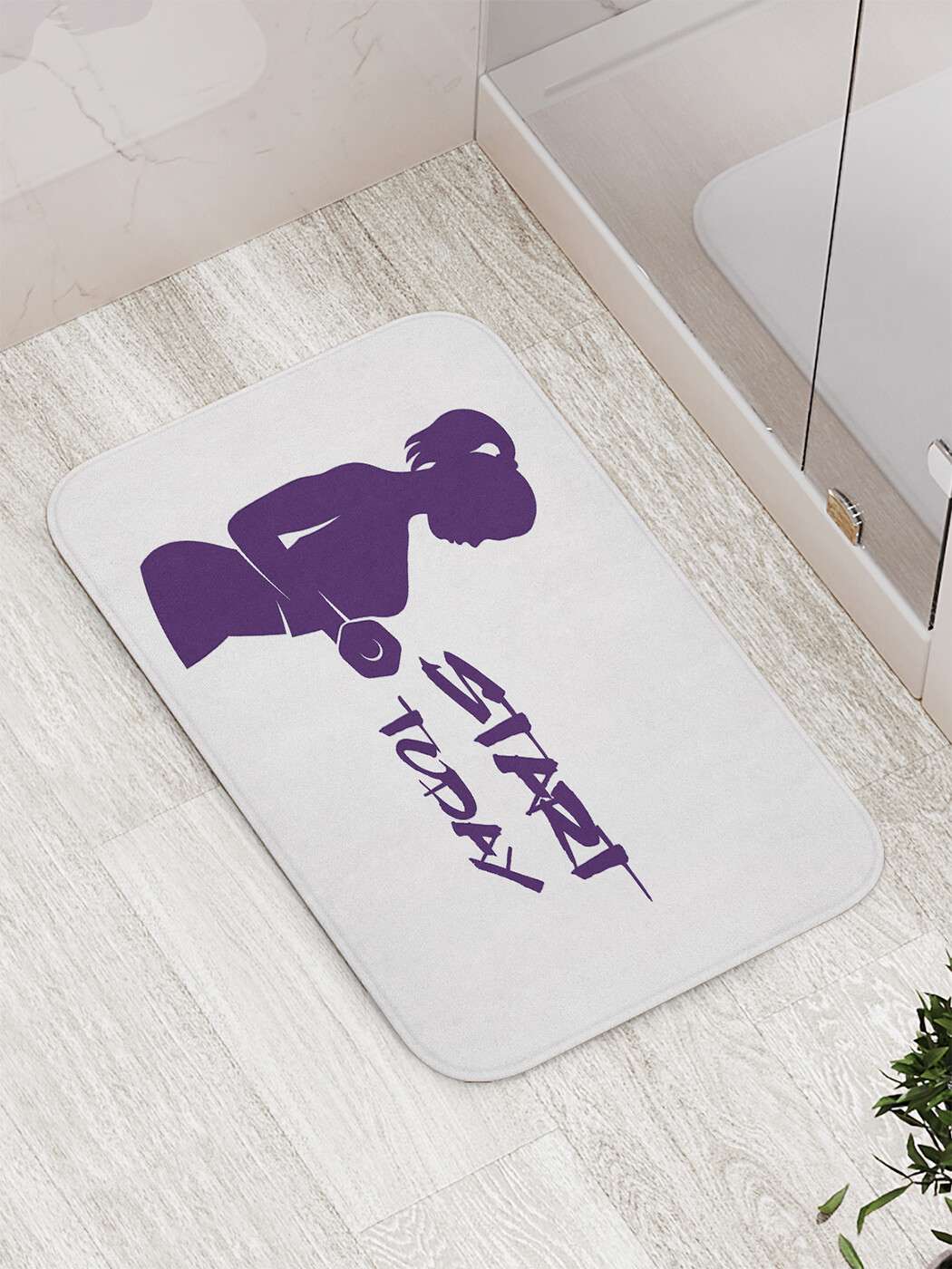 

bath_71658 Коврик противоскользящий для ванной, сауны, бассейна, 77х52 см