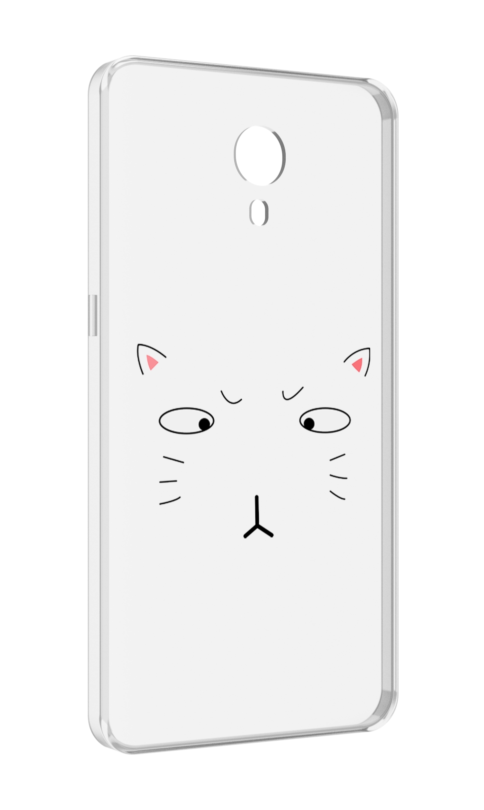 

Чехол MyPads кот-части-лица для Meizu M3 Note, Прозрачный, Tocco