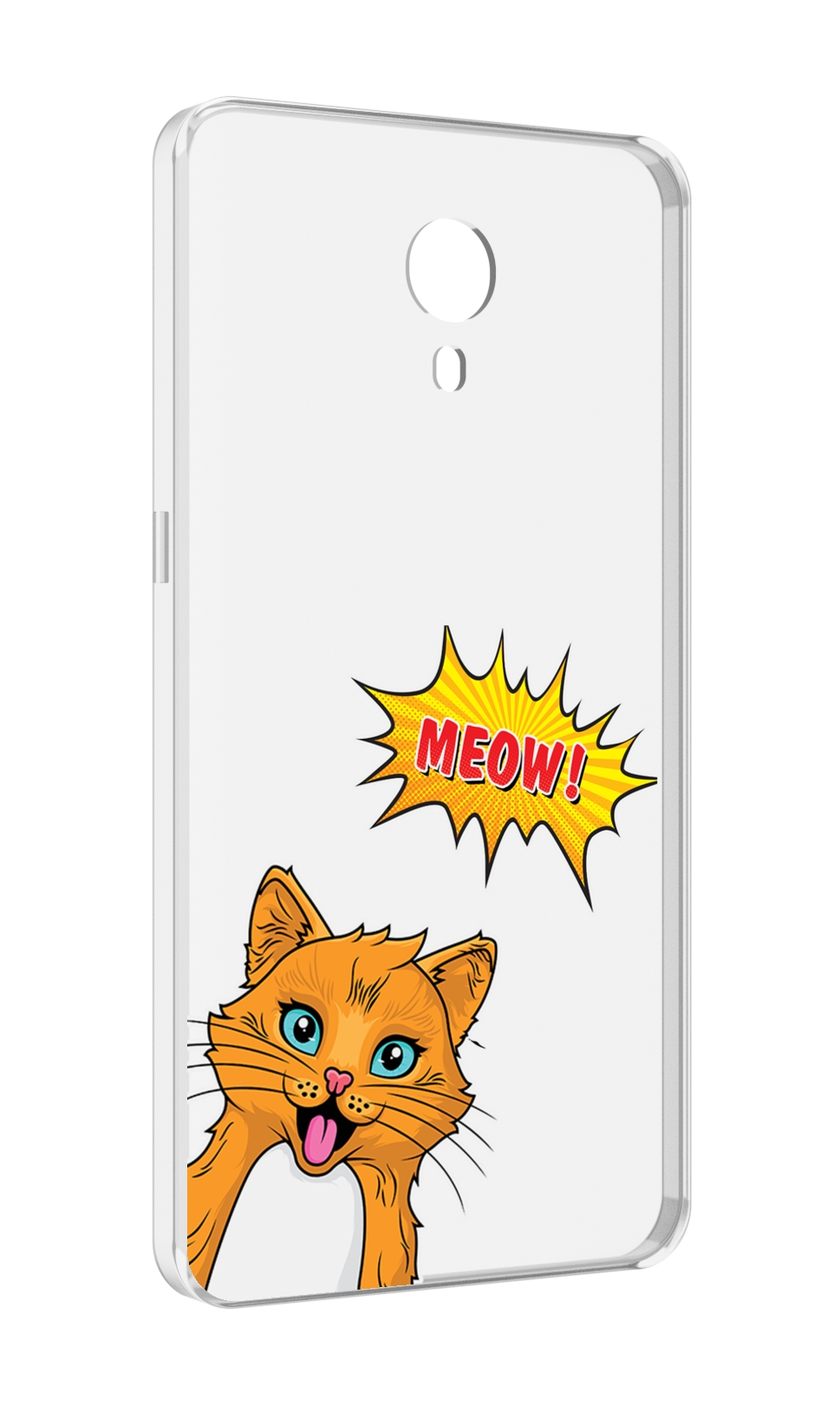 

Чехол MyPads кот-мяу детский для Meizu M3 Note, Прозрачный, Tocco