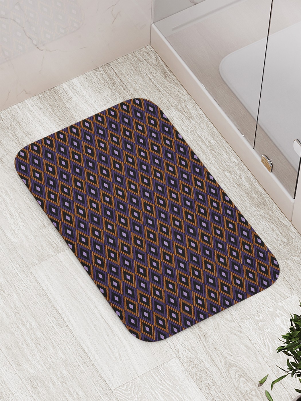

bath_71601 Коврик противоскользящий для ванной, сауны, бассейна, 77х52 см