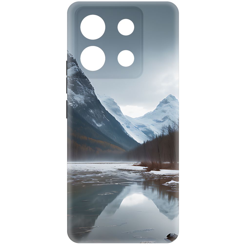 

Чехол-накладка Krutoff Soft Case Весенняя оттепель для Xiaomi Redmi Note 13 Pro 5G черный