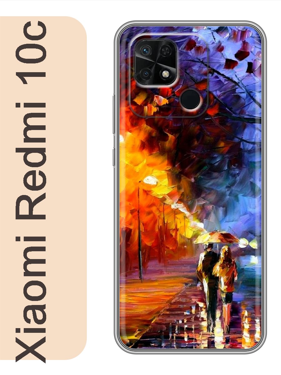 

Чехол на Xiaomi Redmi 10c картина улица парочка 064, Прозрачный, red10ckart