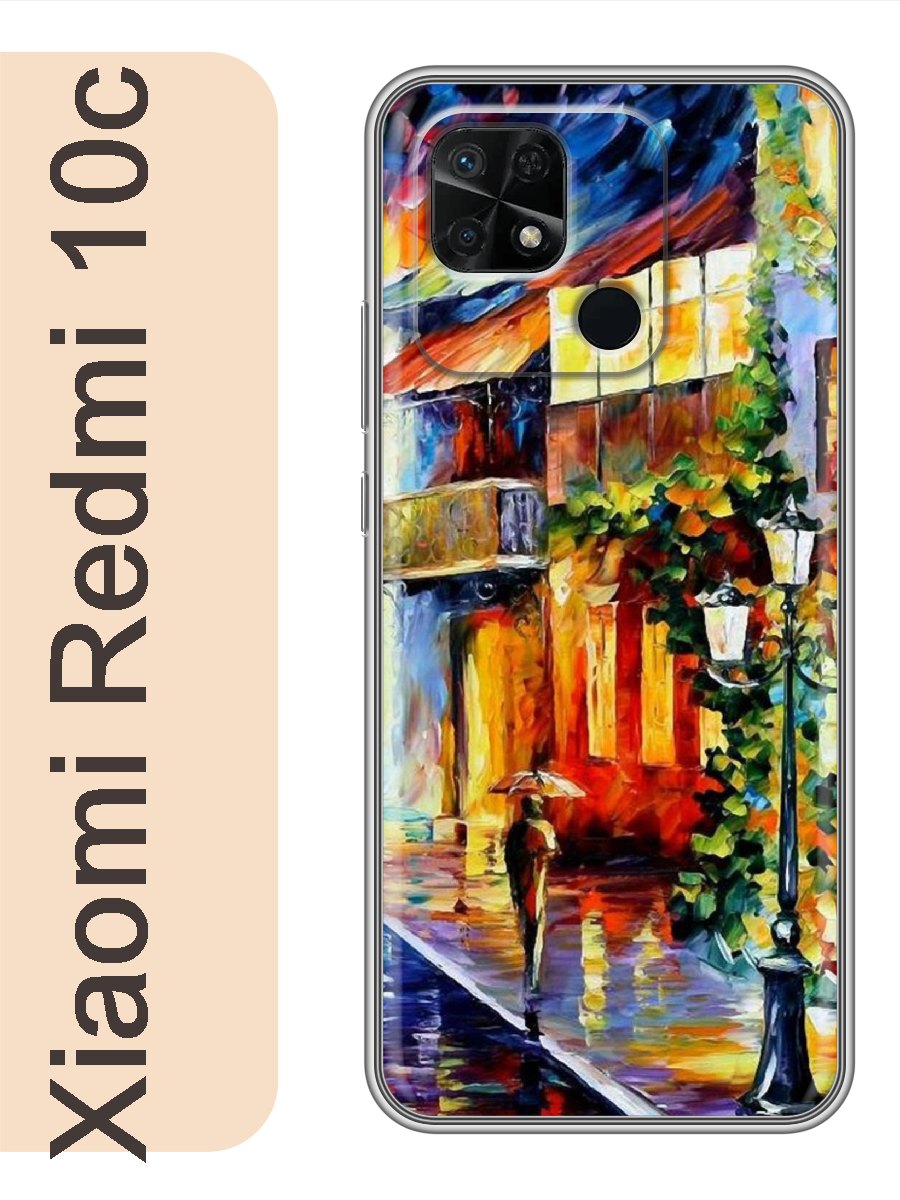 

Чехол на Xiaomi Redmi 10c картина улица 061, Прозрачный, red10ckart