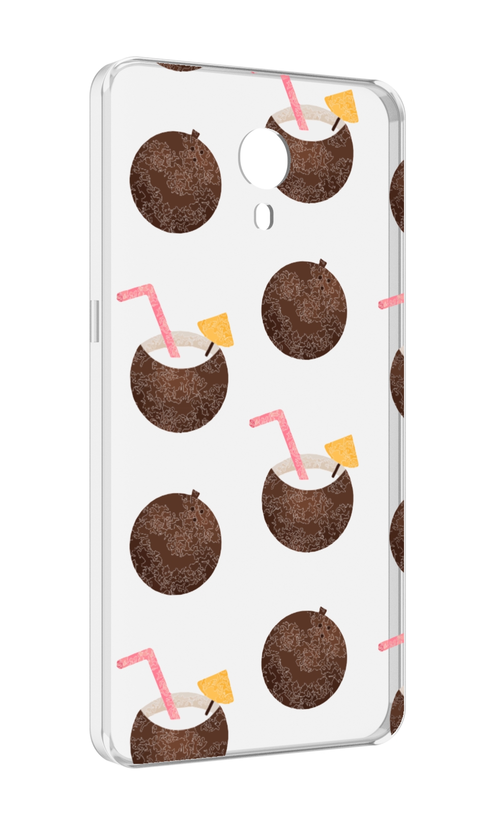 

Чехол MyPads кокосики для Meizu M3 Note, Прозрачный, Tocco