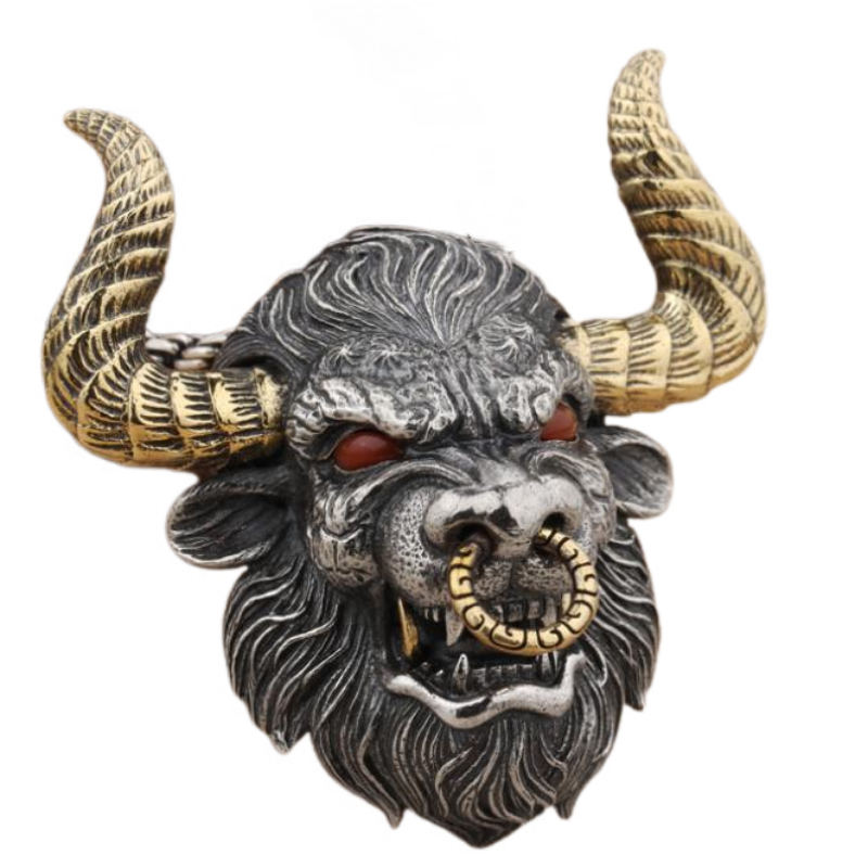 

Подвеска из цинкового сплава WARRIOR-TESTOSTERONE/ПУТЬ ВОИНА DAEMONBK, Золотистый;серебристый, DAEMONBK