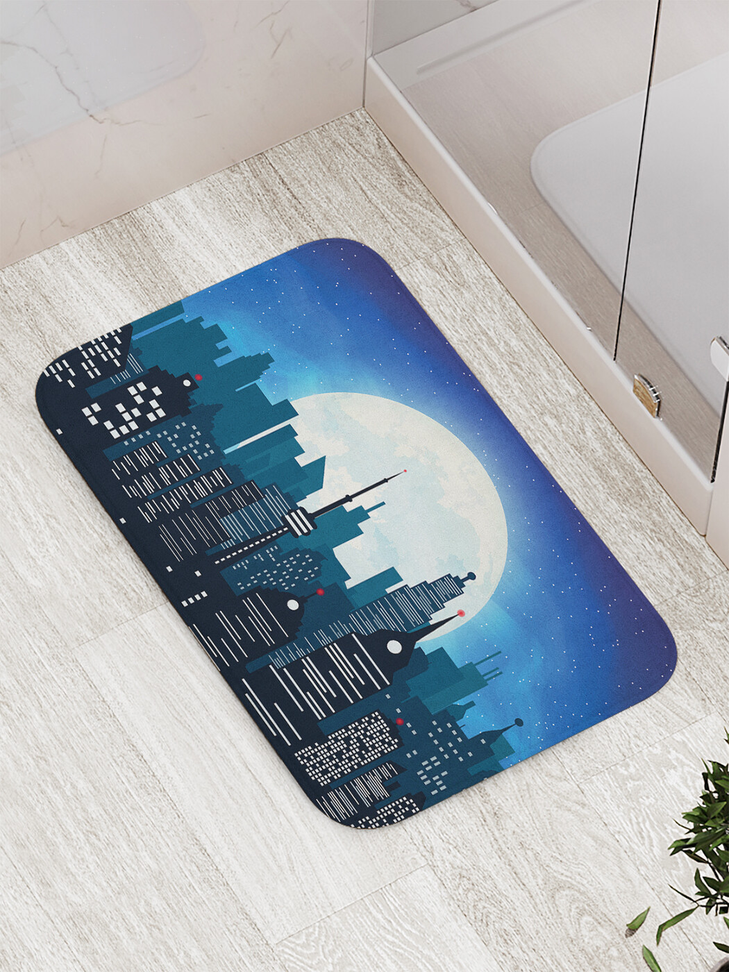 

bath_71470 Коврик противоскользящий для ванной, сауны, бассейна, 77х52 см