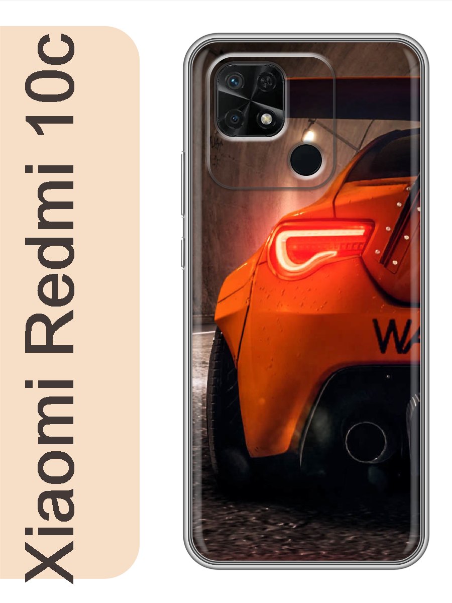 

Чехол на Xiaomi Redmi 10c Авто тойота 037, Прозрачный, red10cavto
