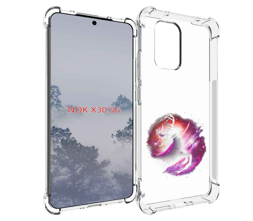 

Чехол MyPads звездный олень для Nokia X30 5G, Tocco