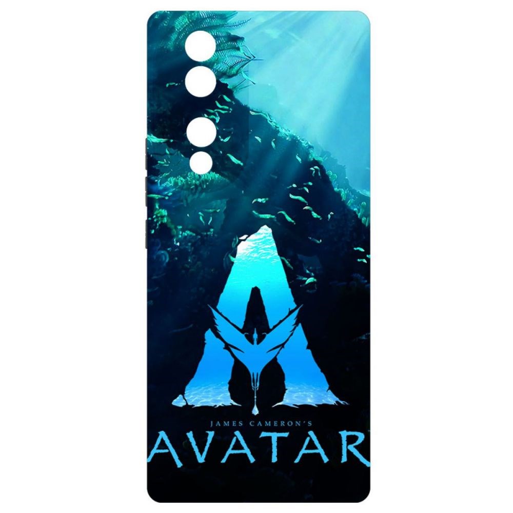

Чехол-накладка Софт Аватар - Цветное лого для Honor 70, Черный