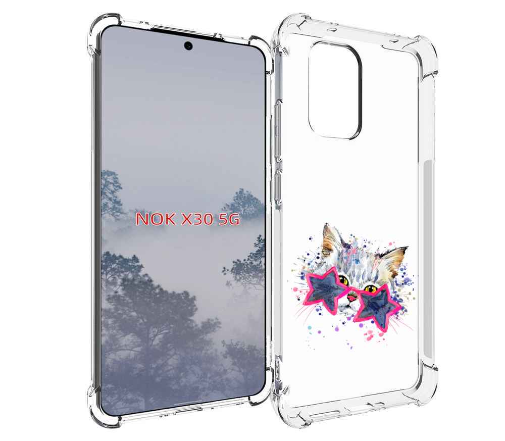 

Чехол MyPads звездные очки для Nokia X30 5G, Tocco