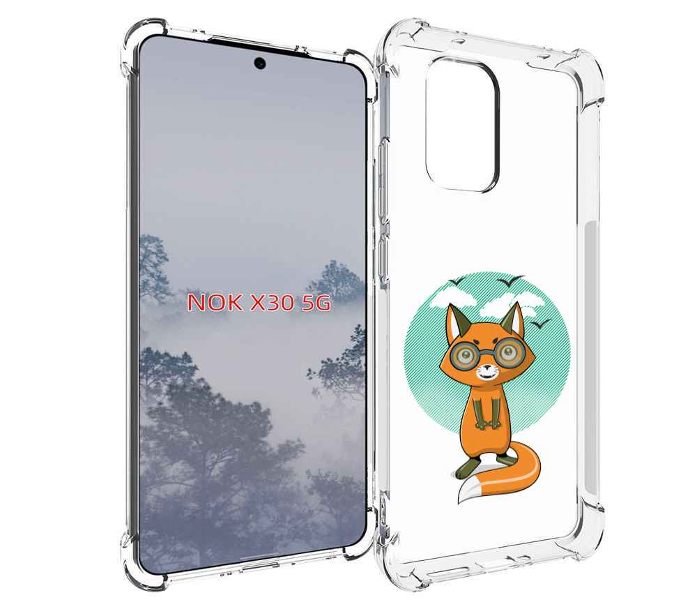 

Чехол MyPads задумчивая лиса для Nokia X30 5G, Tocco