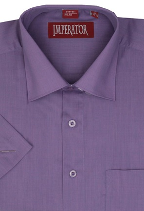 

Рубашка мужская Imperator Plum-K sl. фиолетовая 39/178-186, Фиолетовый, Plum-K sl.