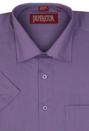Рубашка мужская Imperator Plum-K sl. фиолетовая 40/170-178