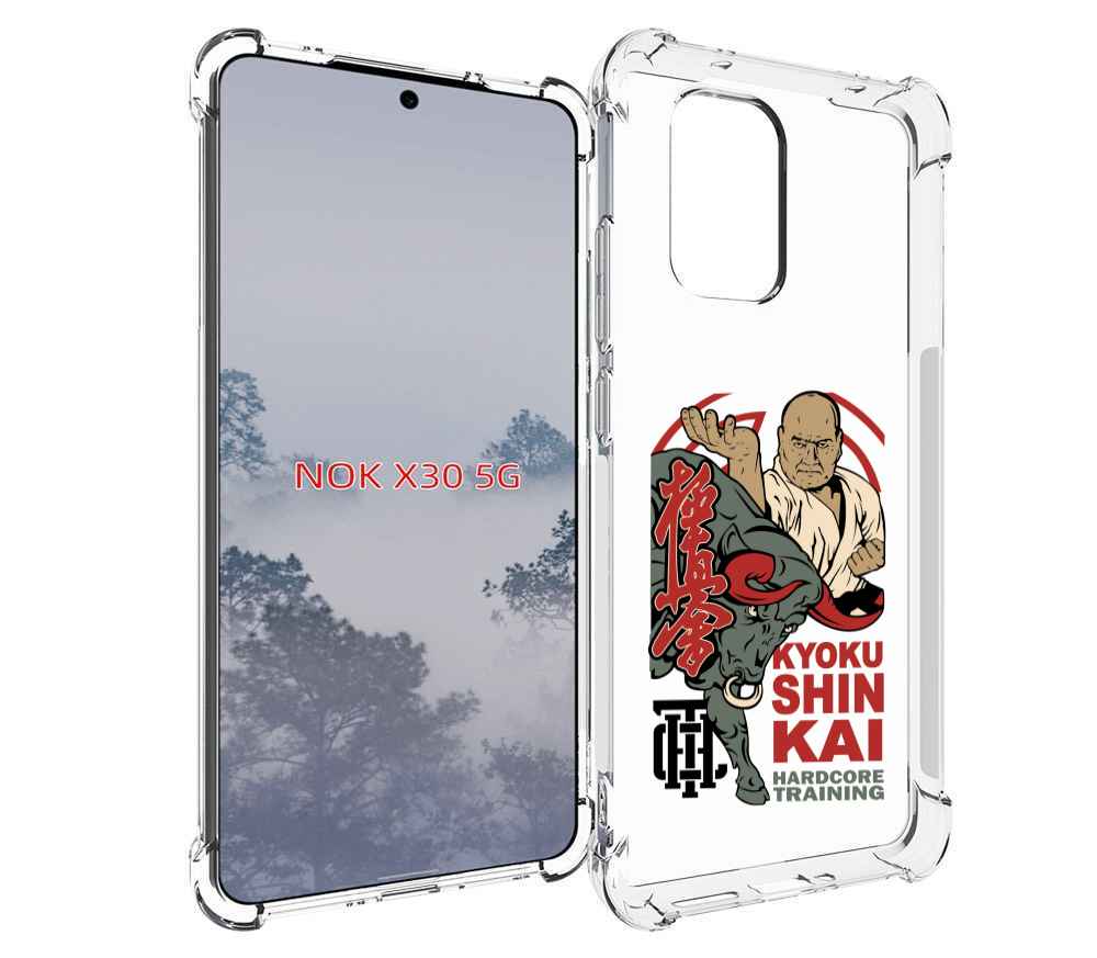 

Чехол MyPads единоборства рисунок для Nokia X30 5G, Tocco