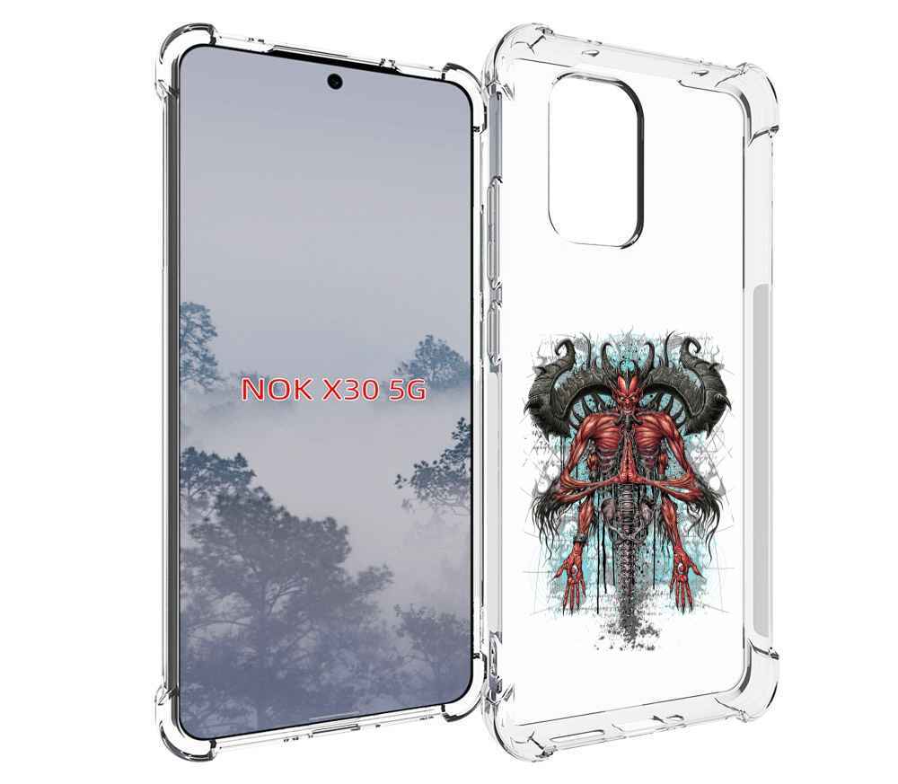 

Чехол MyPads дьявол для Nokia X30 5G, Tocco