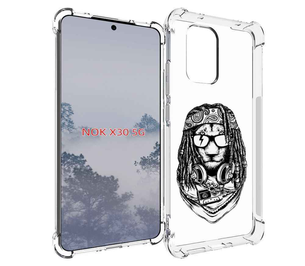 

Чехол MyPads дреды льва для Nokia X30 5G, Tocco