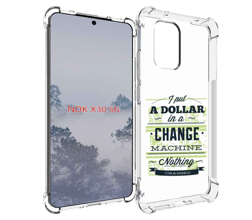 

Чехол MyPads доллар надпись для Nokia X30 5G, Tocco