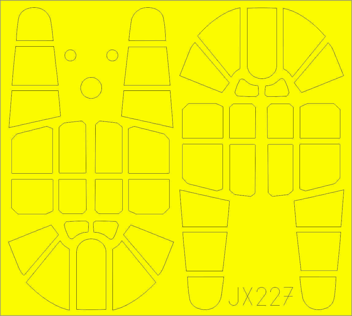 фото Маска eduard 1/32 p-40f tface