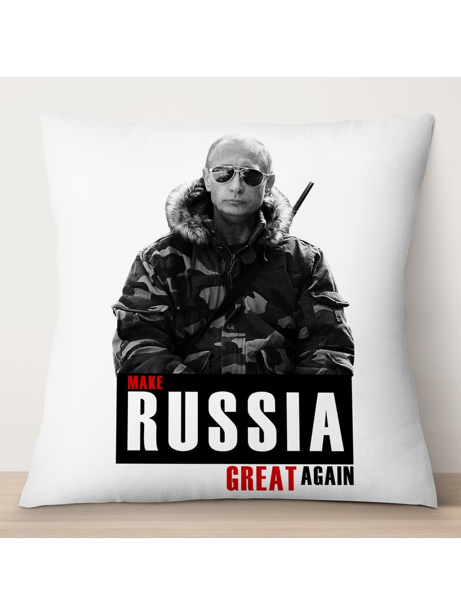 

Декоративная подушка Путин. Russia, TheSuvenir, 35x35 см
