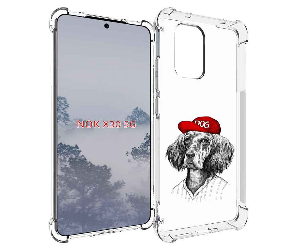 

Чехол MyPads дог для Nokia X30 5G, Tocco