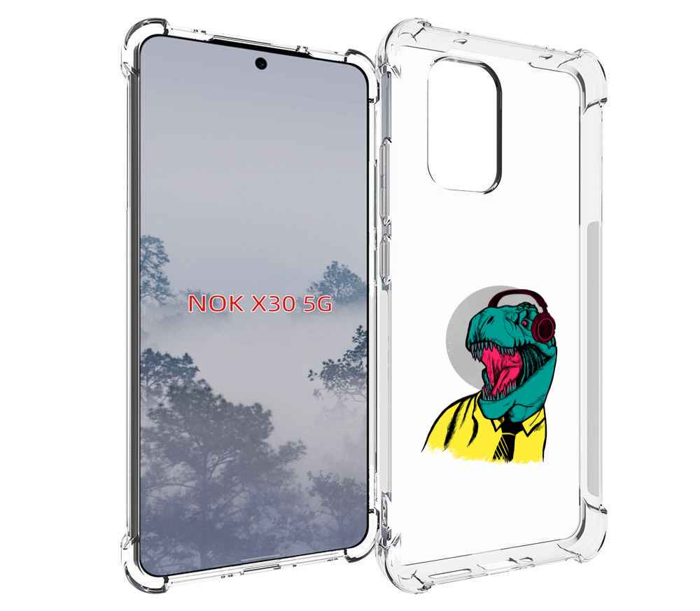 

Чехол MyPads дино для Nokia X30 5G, Tocco
