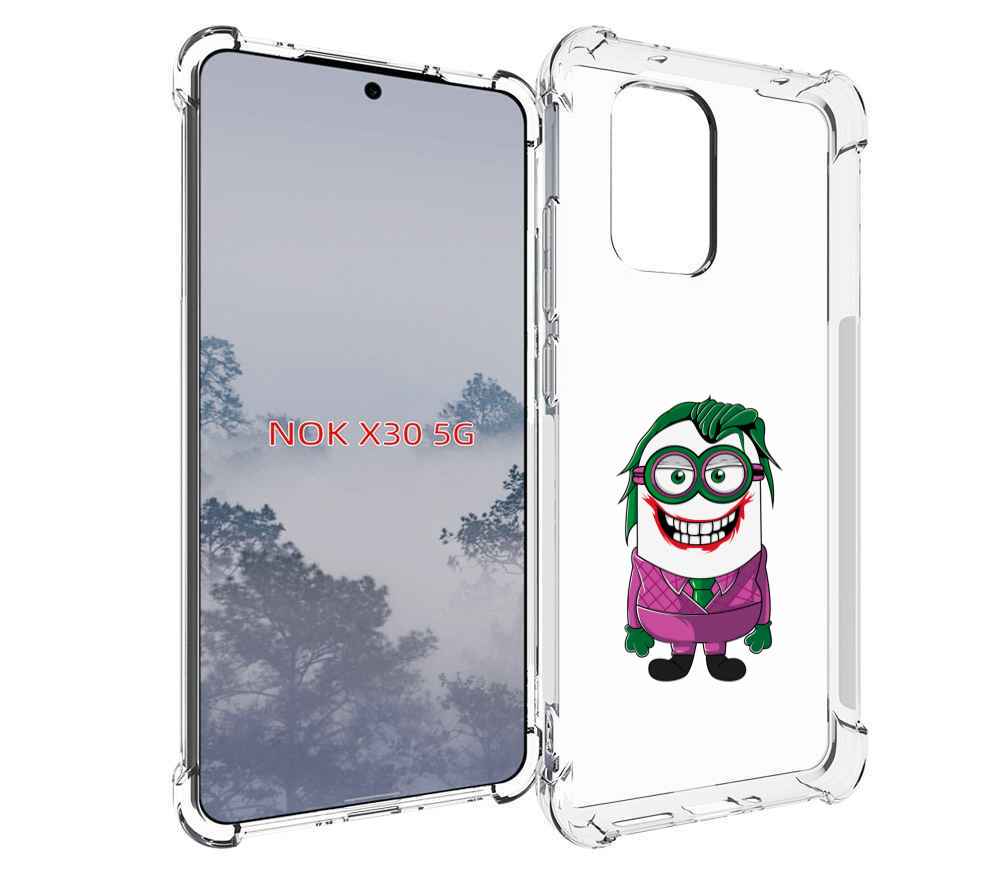

Чехол MyPads джокер миньон для Nokia X30 5G, Tocco