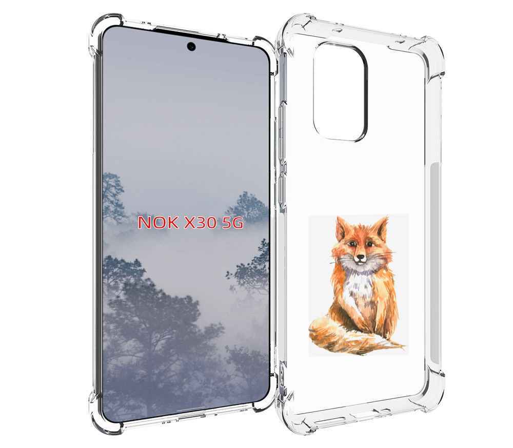 

Чехол MyPads детская лиса для Nokia X30 5G, Tocco
