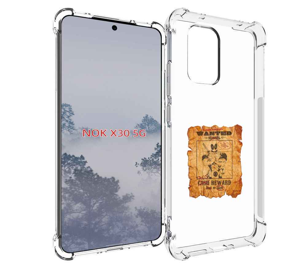 

Чехол MyPads дедпул для Nokia X30 5G, Tocco