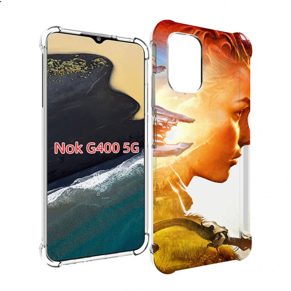 

Чехол MyPads Horizon Zero Dawn art для Nokia G400 5G, Прозрачный, Tocco