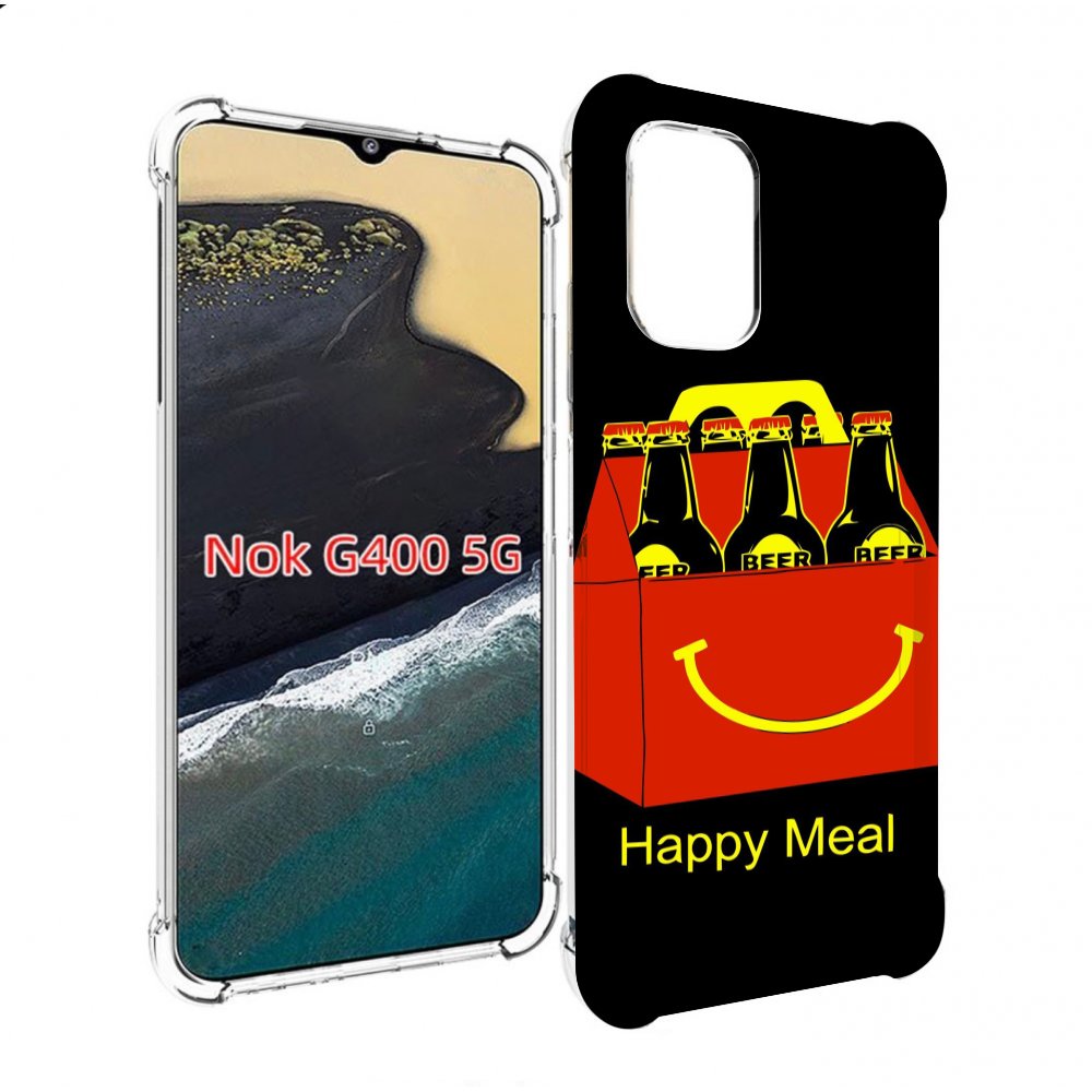 

Чехол MyPads Happy Meal для Nokia G400 5G, Прозрачный, Tocco