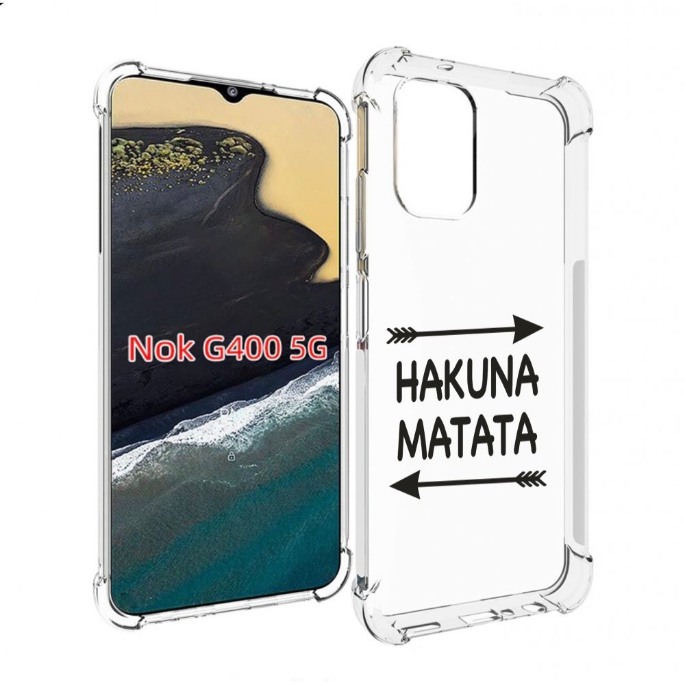 

Чехол MyPads Hakuna-Matata для Nokia G400 5G, Прозрачный, Tocco