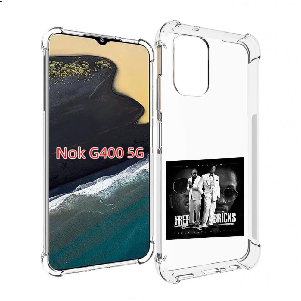 

Чехол MyPads Gucci Mane & Future - Free Bricks для Nokia G400 5G, Прозрачный, Tocco