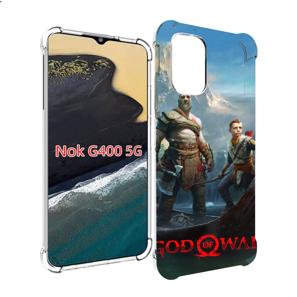 

Чехол MyPads God Of War Кратос Атрей для Nokia G400 5G, Прозрачный, Tocco