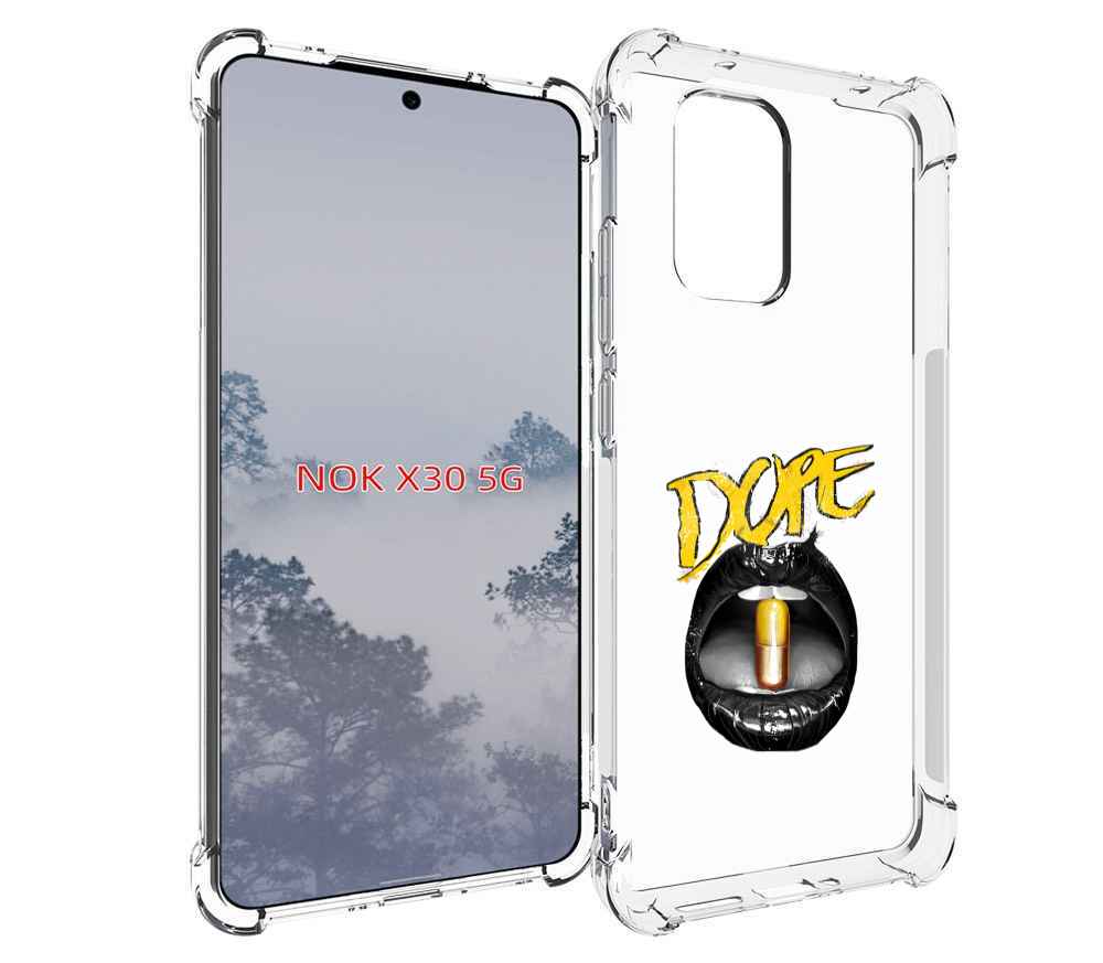 

Чехол MyPads губы для Nokia X30 5G, Tocco