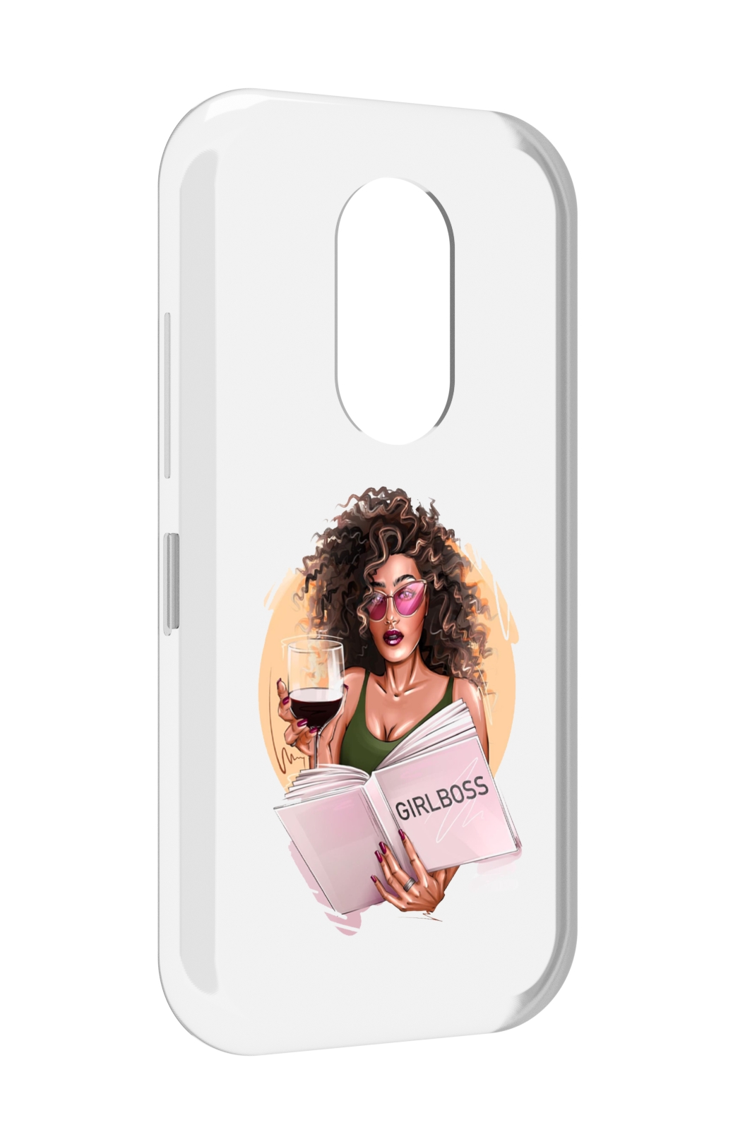 

Чехол MyPads Girlboss with wine_ Etsy женский для Doogee S1 Pro, Прозрачный, Tocco
