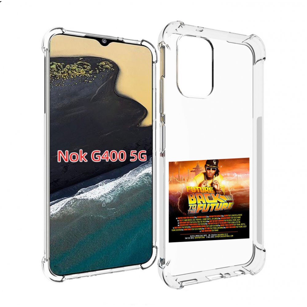 

Чехол MyPads Future - Back To The Future для Nokia G400 5G, Прозрачный, Tocco
