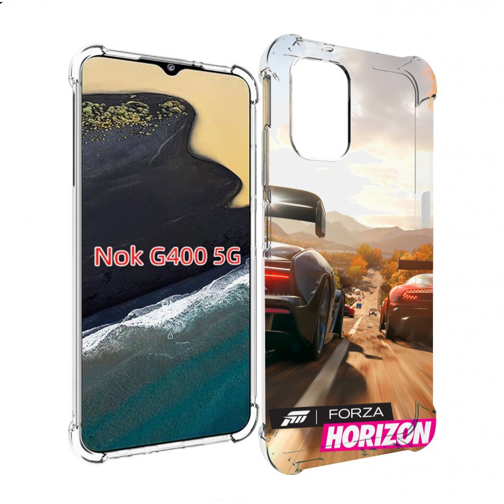 

Чехол MyPads Forza Horizon для Nokia G400 5G, Прозрачный, Tocco