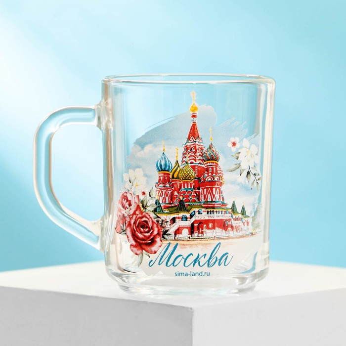 

Кружка стеклянная «Москва», 200 мл