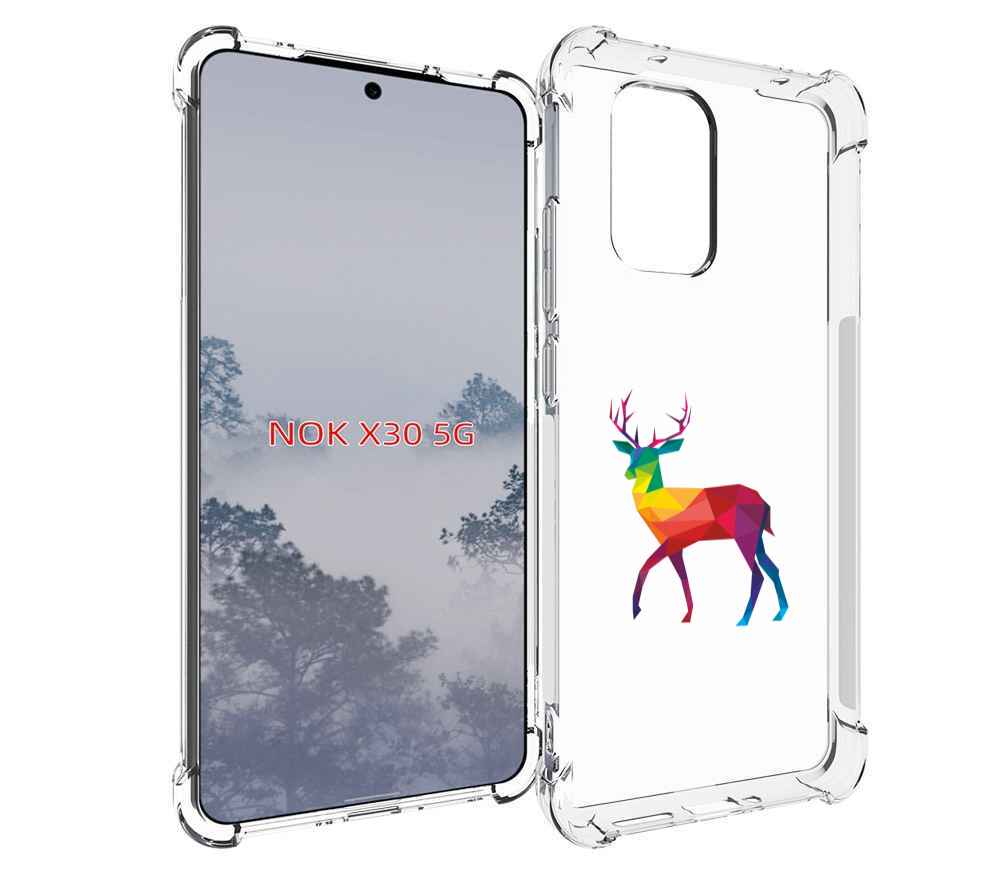

Чехол MyPads геометрический олень для Nokia X30 5G, Tocco