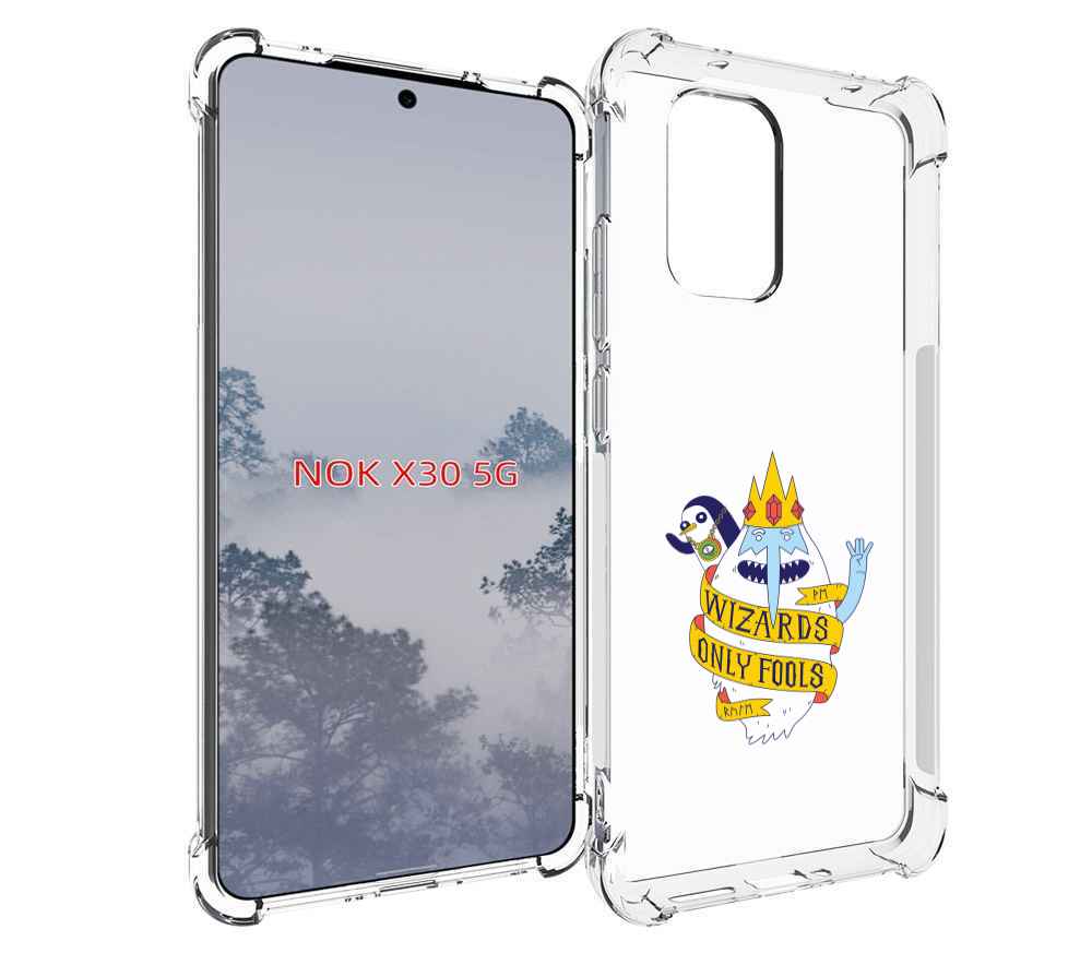 

Чехол MyPads время приключений снежный король для Nokia X30 5G, Tocco
