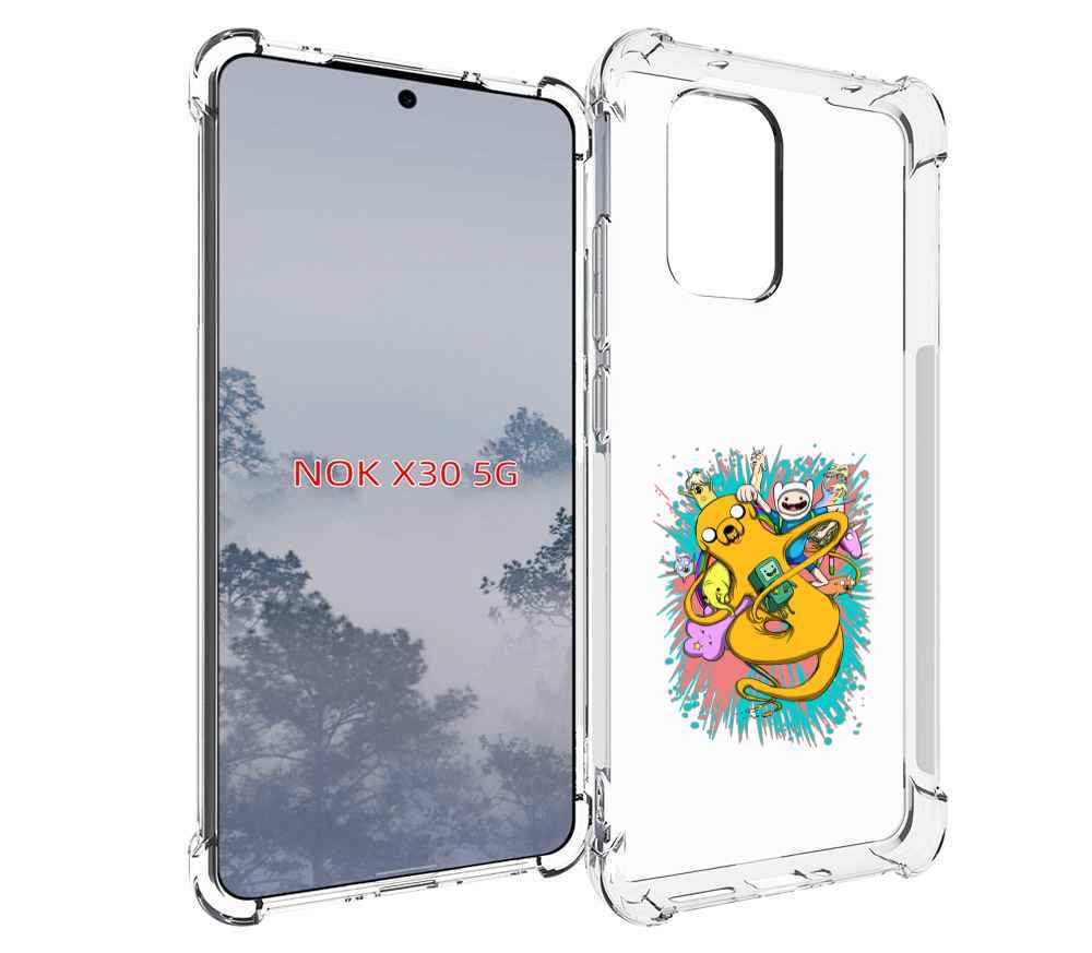 

Чехол MyPads время приключений рисунок для Nokia X30 5G, Tocco