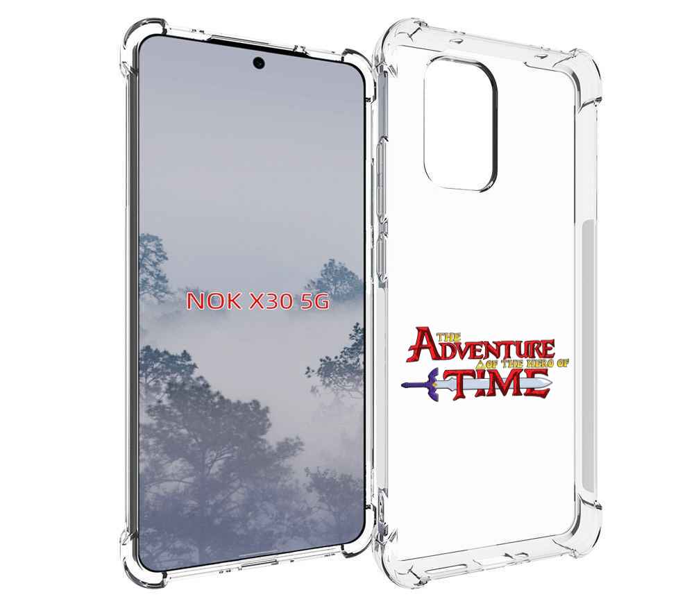 

Чехол MyPads время приключений логотип для Nokia X30 5G, Tocco