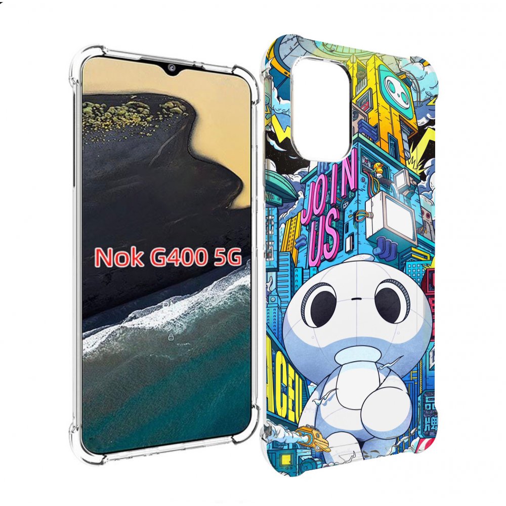 

Чехол MyPads FaceU для Nokia G400 5G, Прозрачный, Tocco