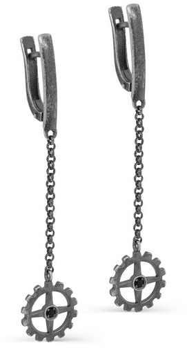 

Серьги женские из серебра Kabarovsky 2-064-31083, swarovski, 2-064-31083