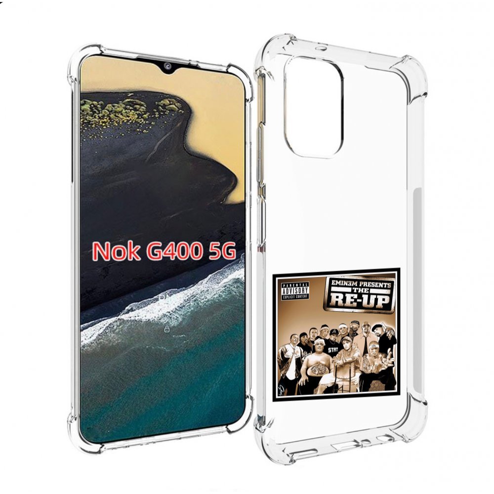 

Чехол MyPads EMINEM PRESENTS, THE RE-UP для Nokia G400 5G, Прозрачный, Tocco