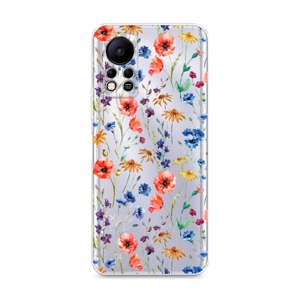 

Чехол Awog "Маки и васильки фон" для Infinix HOT 11S NFC, 3100950-8