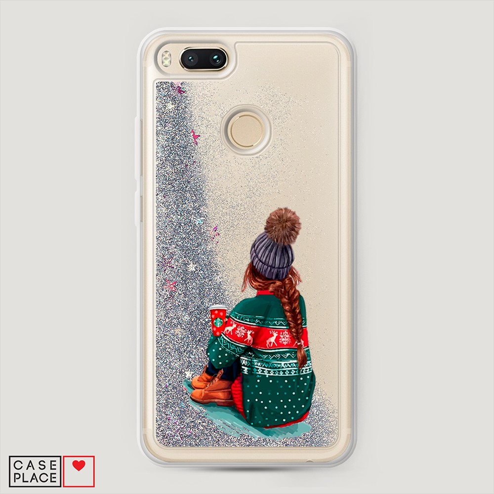 

Жидкий чехол с блестками "Winter dreams" на Xiaomi Mi 5X