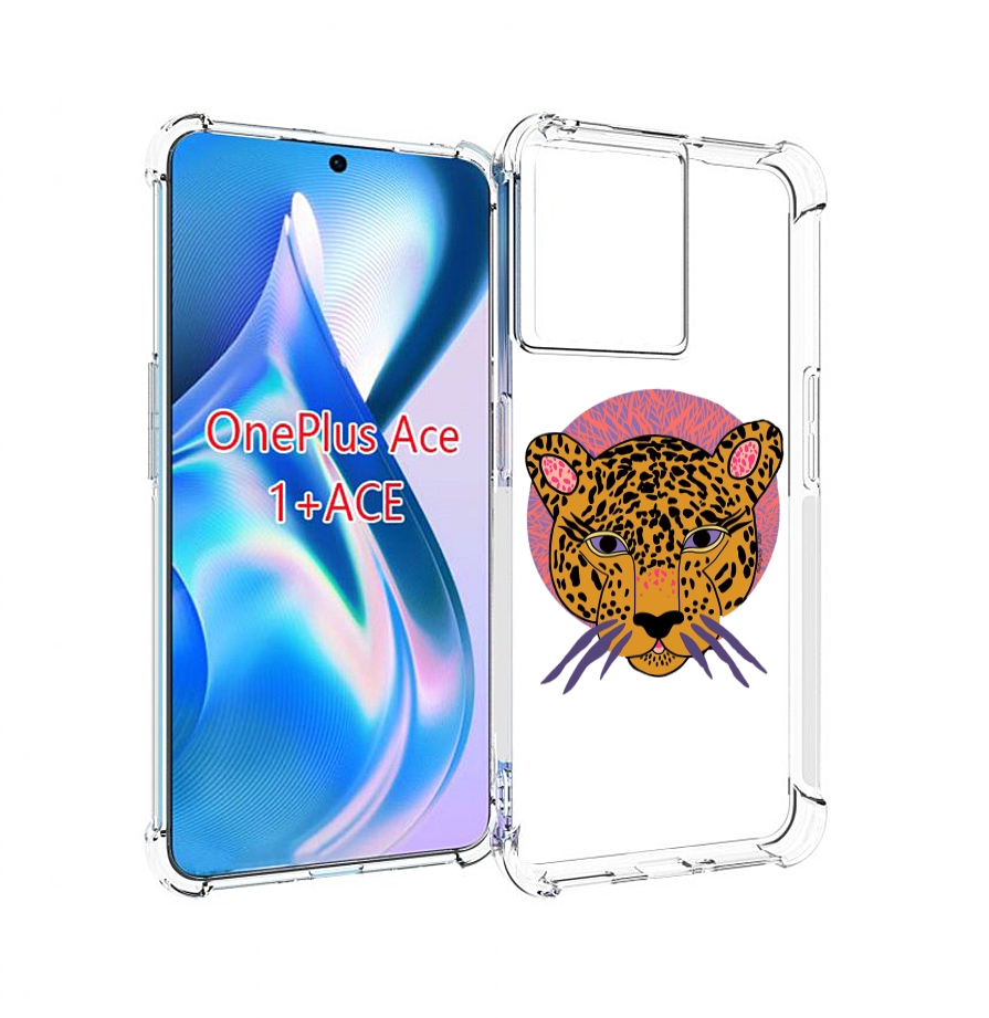

Чехол MyPads тигр-в-кругу для OnePlus Ace, Прозрачный, Tocco